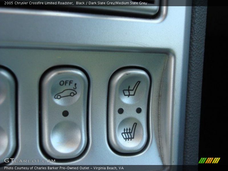 Controls of 2005 Crossfire Limited Roadster