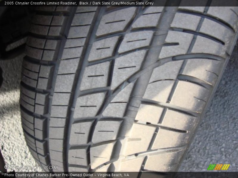 Black / Dark Slate Grey/Medium Slate Grey 2005 Chrysler Crossfire Limited Roadster