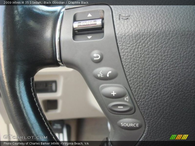Black Obsidian / Graphite Black 2009 Infiniti M 35 S Sedan