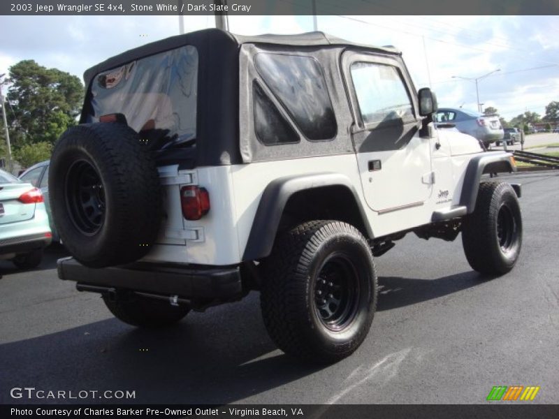 Stone White / Dark Slate Gray 2003 Jeep Wrangler SE 4x4
