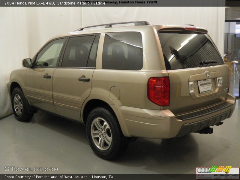 Sandstone Metallic / Saddle 2004 Honda Pilot EX-L 4WD