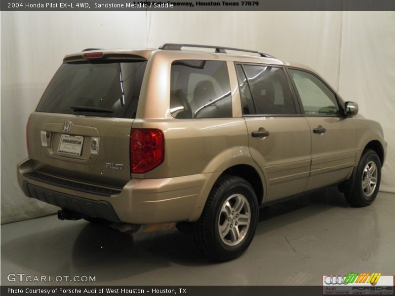 Sandstone Metallic / Saddle 2004 Honda Pilot EX-L 4WD