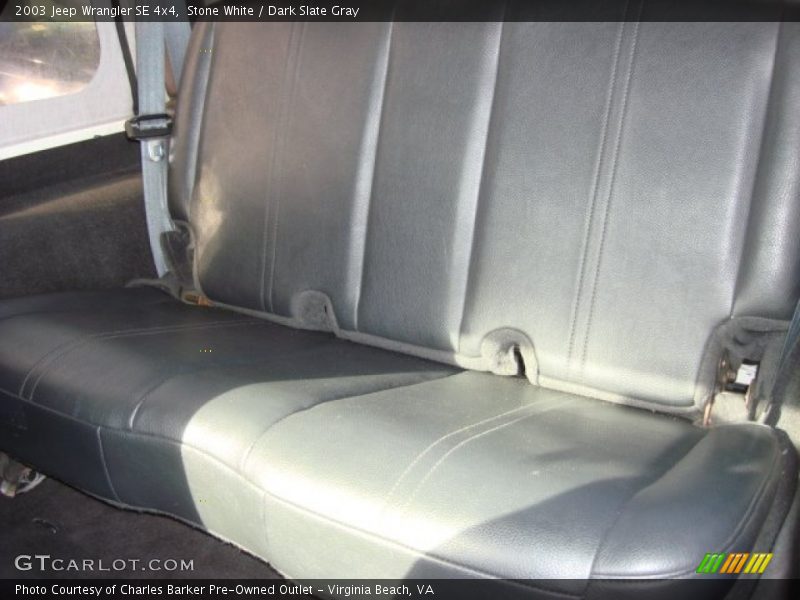 Stone White / Dark Slate Gray 2003 Jeep Wrangler SE 4x4
