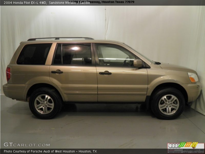 Sandstone Metallic / Saddle 2004 Honda Pilot EX-L 4WD