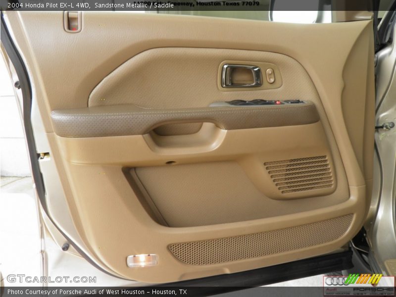 Sandstone Metallic / Saddle 2004 Honda Pilot EX-L 4WD