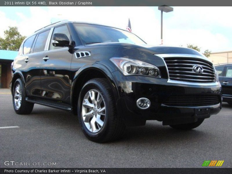 Black Obsidian / Graphite 2011 Infiniti QX 56 4WD