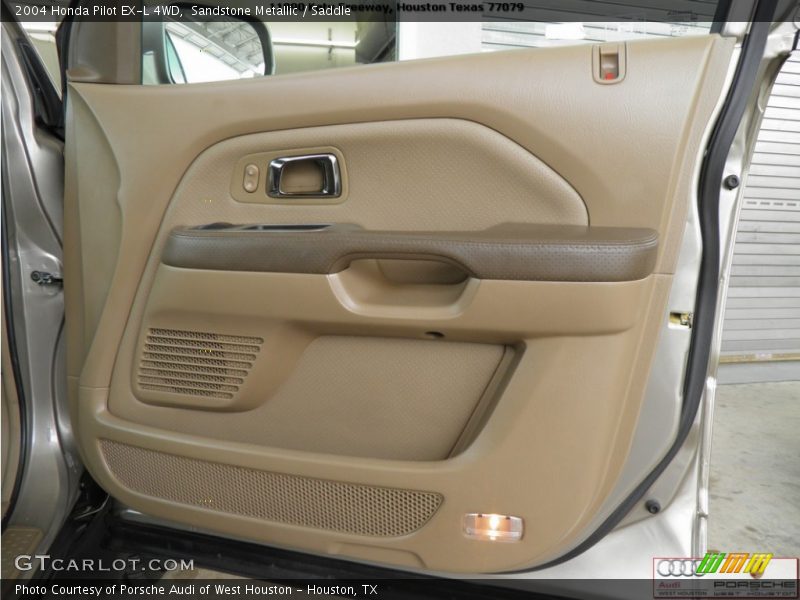Sandstone Metallic / Saddle 2004 Honda Pilot EX-L 4WD