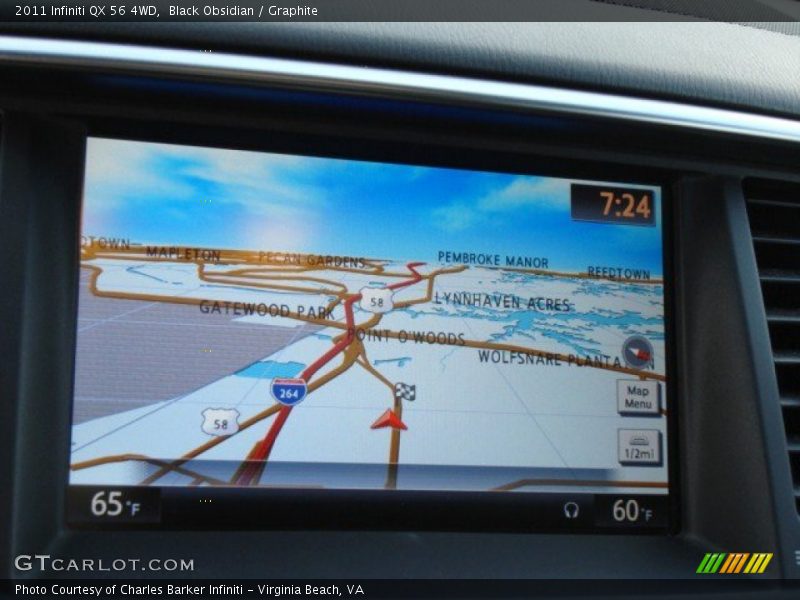 Black Obsidian / Graphite 2011 Infiniti QX 56 4WD