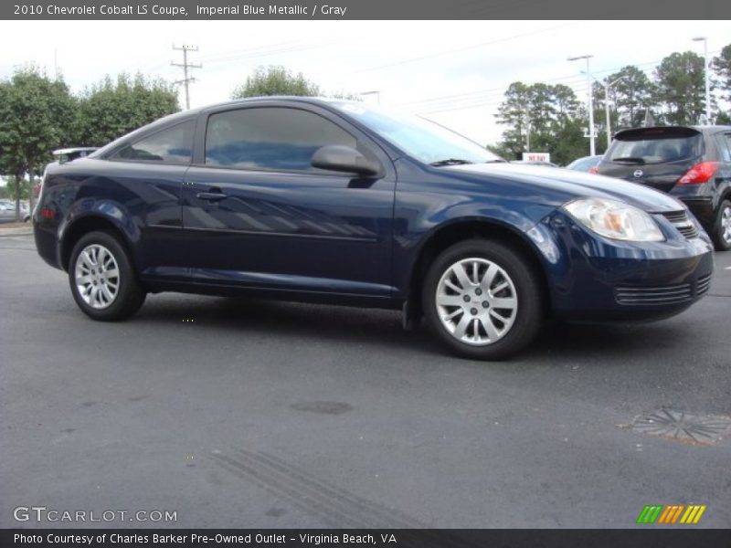 Imperial Blue Metallic / Gray 2010 Chevrolet Cobalt LS Coupe