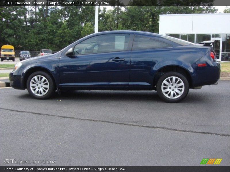 Imperial Blue Metallic / Gray 2010 Chevrolet Cobalt LS Coupe
