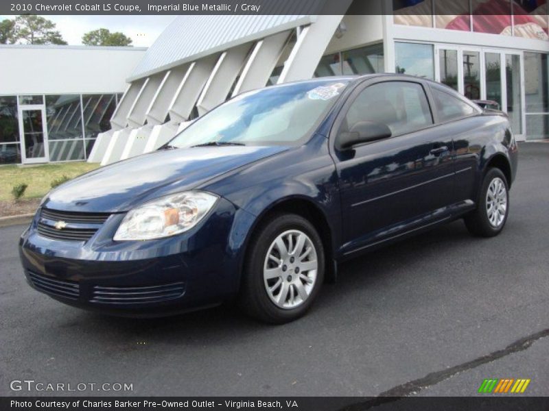 Imperial Blue Metallic / Gray 2010 Chevrolet Cobalt LS Coupe