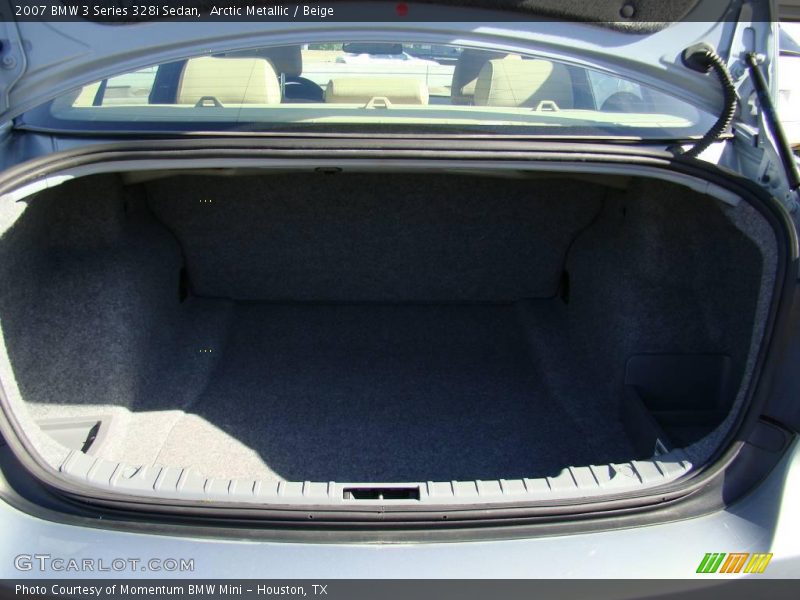 Arctic Metallic / Beige 2007 BMW 3 Series 328i Sedan