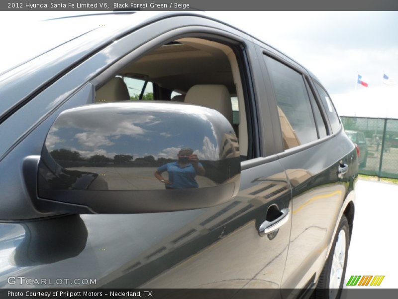 Black Forest Green / Beige 2012 Hyundai Santa Fe Limited V6