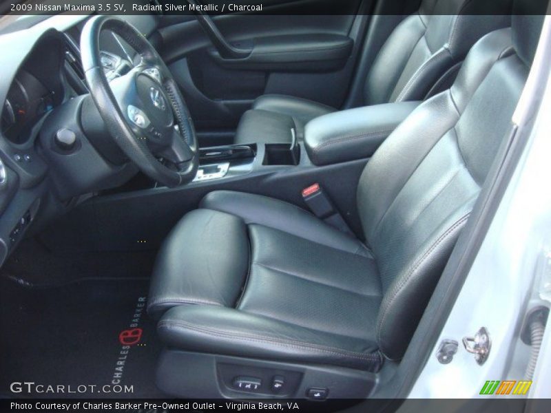Radiant Silver Metallic / Charcoal 2009 Nissan Maxima 3.5 SV