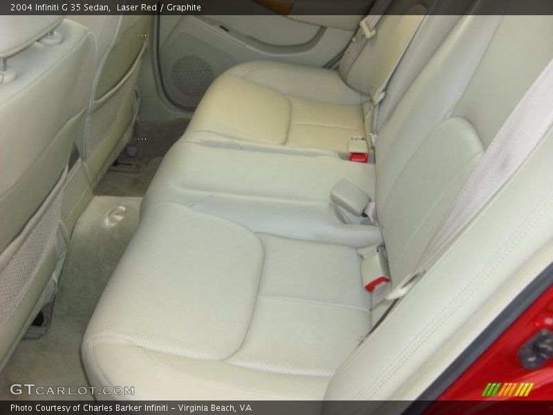 Laser Red / Graphite 2004 Infiniti G 35 Sedan