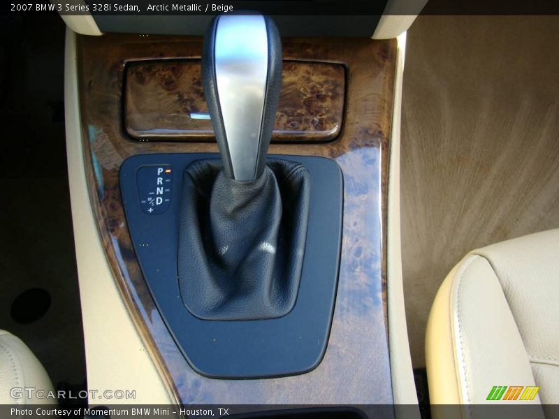 Arctic Metallic / Beige 2007 BMW 3 Series 328i Sedan