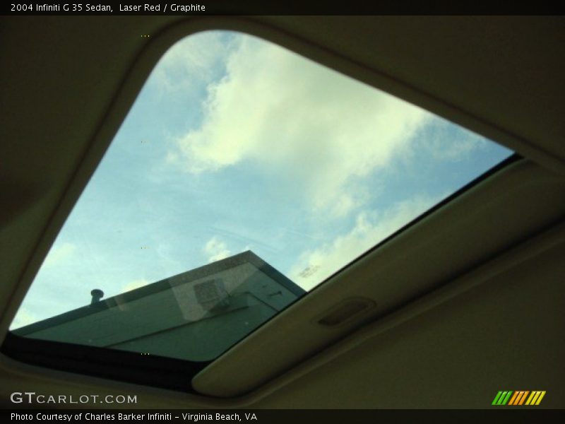 Laser Red / Graphite 2004 Infiniti G 35 Sedan