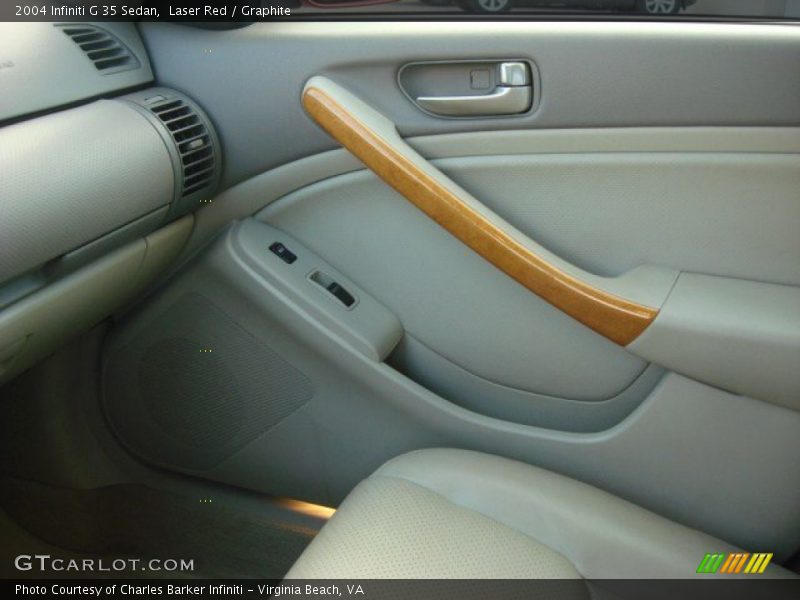 Laser Red / Graphite 2004 Infiniti G 35 Sedan