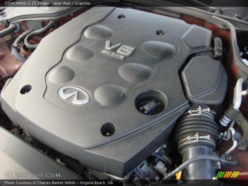Laser Red / Graphite 2004 Infiniti G 35 Sedan
