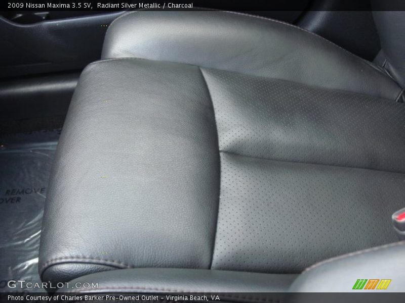 Radiant Silver Metallic / Charcoal 2009 Nissan Maxima 3.5 SV