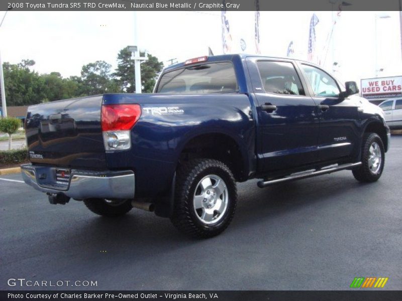 Nautical Blue Metallic / Graphite Gray 2008 Toyota Tundra SR5 TRD CrewMax