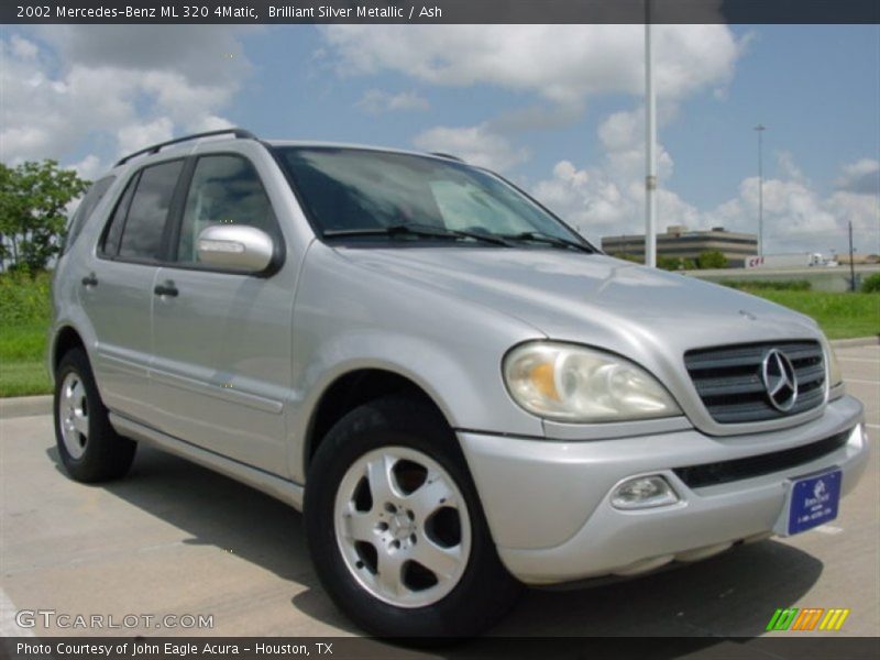 Brilliant Silver Metallic / Ash 2002 Mercedes-Benz ML 320 4Matic