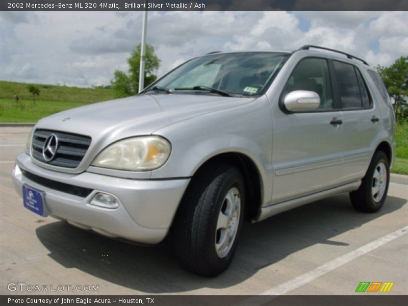 Brilliant Silver Metallic / Ash 2002 Mercedes-Benz ML 320 4Matic