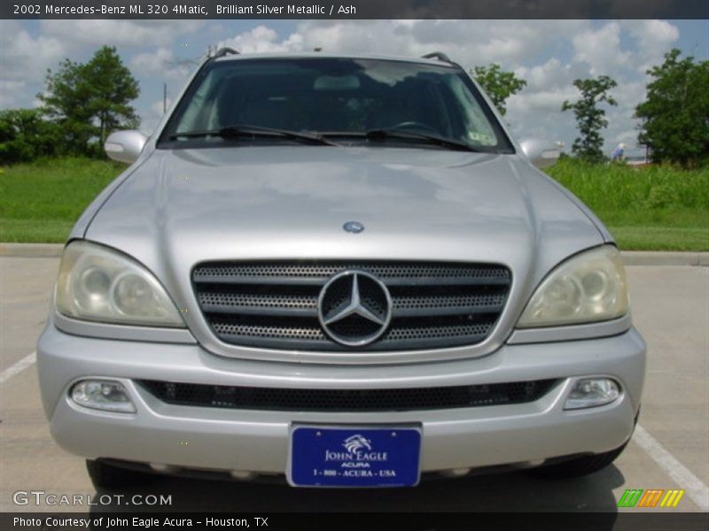 Brilliant Silver Metallic / Ash 2002 Mercedes-Benz ML 320 4Matic