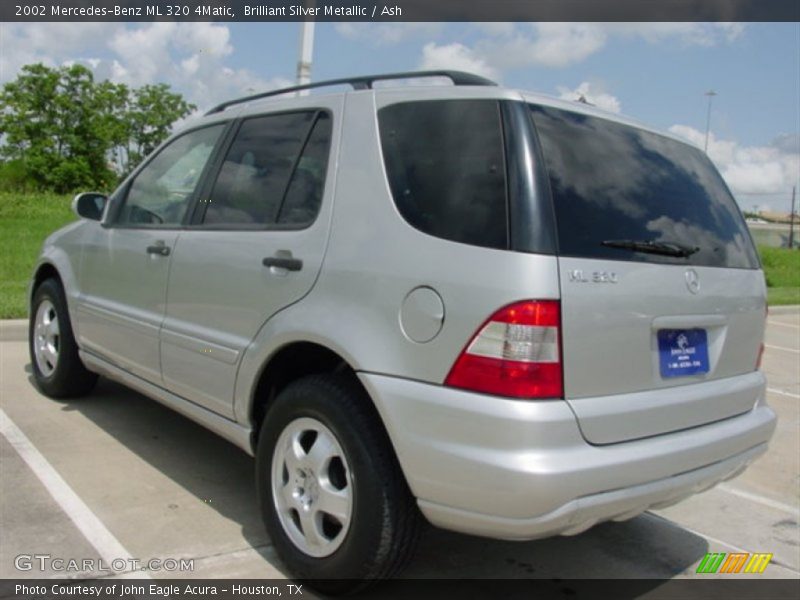 Brilliant Silver Metallic / Ash 2002 Mercedes-Benz ML 320 4Matic