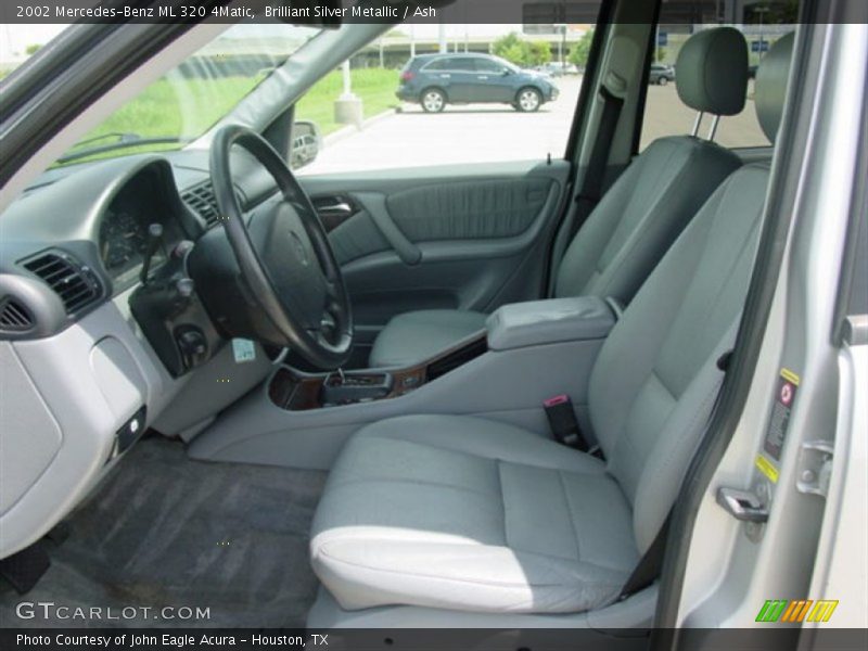 Brilliant Silver Metallic / Ash 2002 Mercedes-Benz ML 320 4Matic
