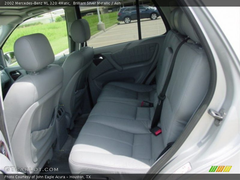 Brilliant Silver Metallic / Ash 2002 Mercedes-Benz ML 320 4Matic