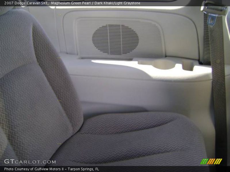 Magnesium Green Pearl / Dark Khaki/Light Graystone 2007 Dodge Caravan SXT