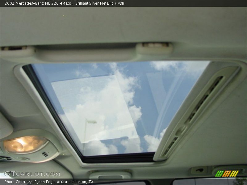 Brilliant Silver Metallic / Ash 2002 Mercedes-Benz ML 320 4Matic
