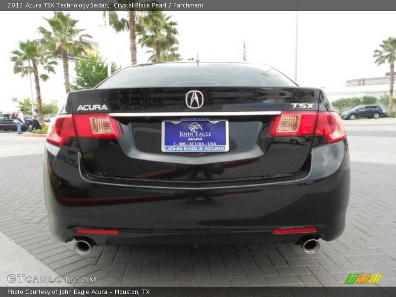 Crystal Black Pearl / Parchment 2012 Acura TSX Technology Sedan