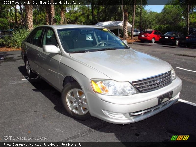 Silver Spruce Metallic / Stone 2003 Toyota Avalon XL