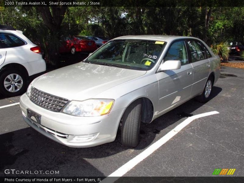 Silver Spruce Metallic / Stone 2003 Toyota Avalon XL