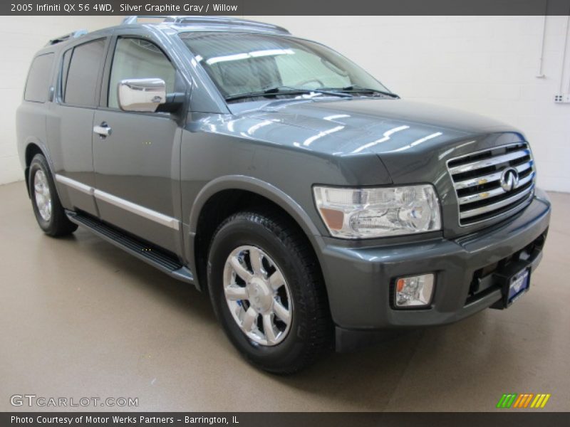 Silver Graphite Gray / Willow 2005 Infiniti QX 56 4WD