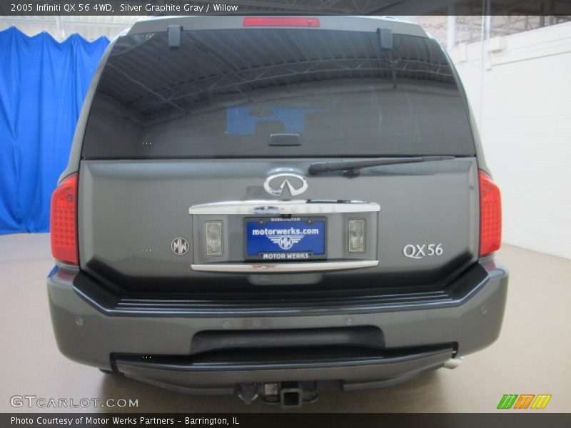 Silver Graphite Gray / Willow 2005 Infiniti QX 56 4WD