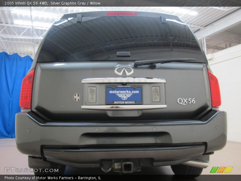 Silver Graphite Gray / Willow 2005 Infiniti QX 56 4WD