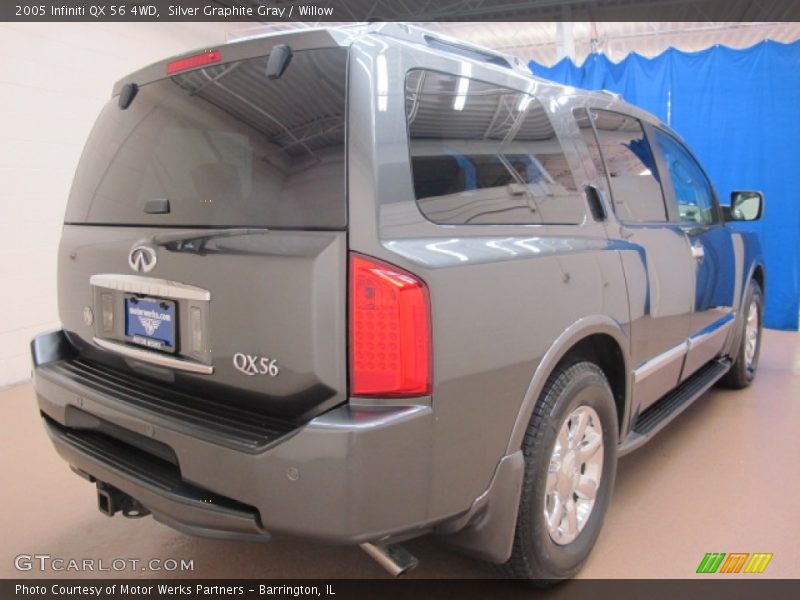 Silver Graphite Gray / Willow 2005 Infiniti QX 56 4WD