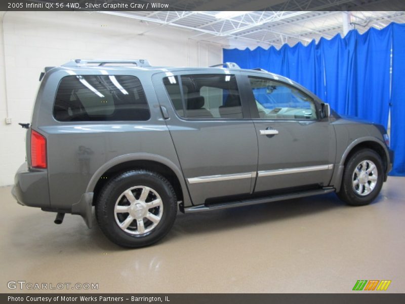Silver Graphite Gray / Willow 2005 Infiniti QX 56 4WD