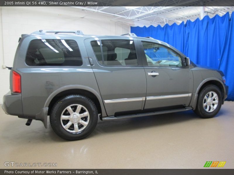 Silver Graphite Gray / Willow 2005 Infiniti QX 56 4WD