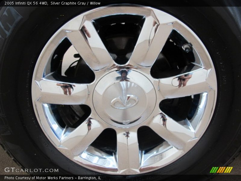 Silver Graphite Gray / Willow 2005 Infiniti QX 56 4WD