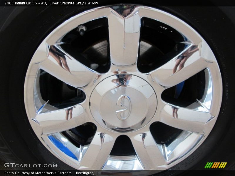 Silver Graphite Gray / Willow 2005 Infiniti QX 56 4WD
