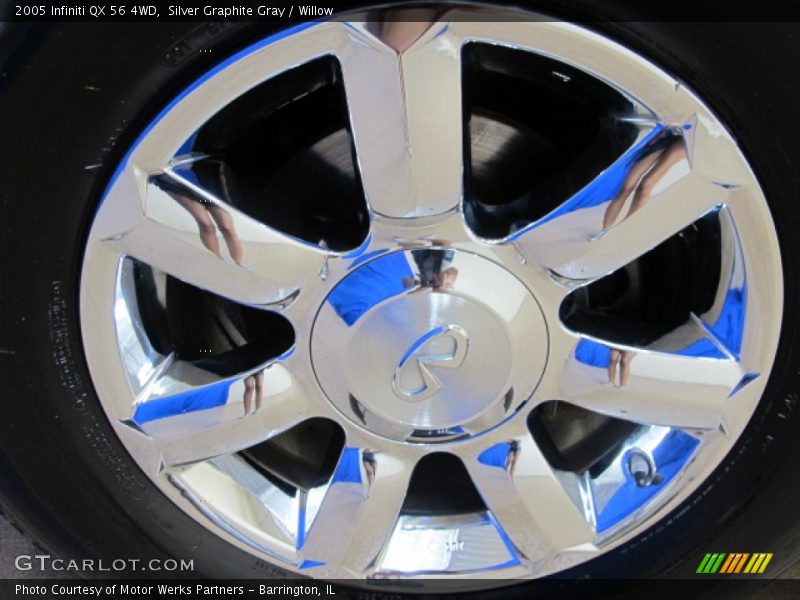 Silver Graphite Gray / Willow 2005 Infiniti QX 56 4WD