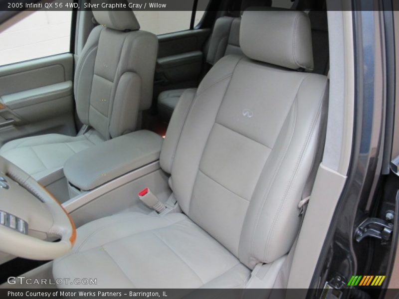 Silver Graphite Gray / Willow 2005 Infiniti QX 56 4WD