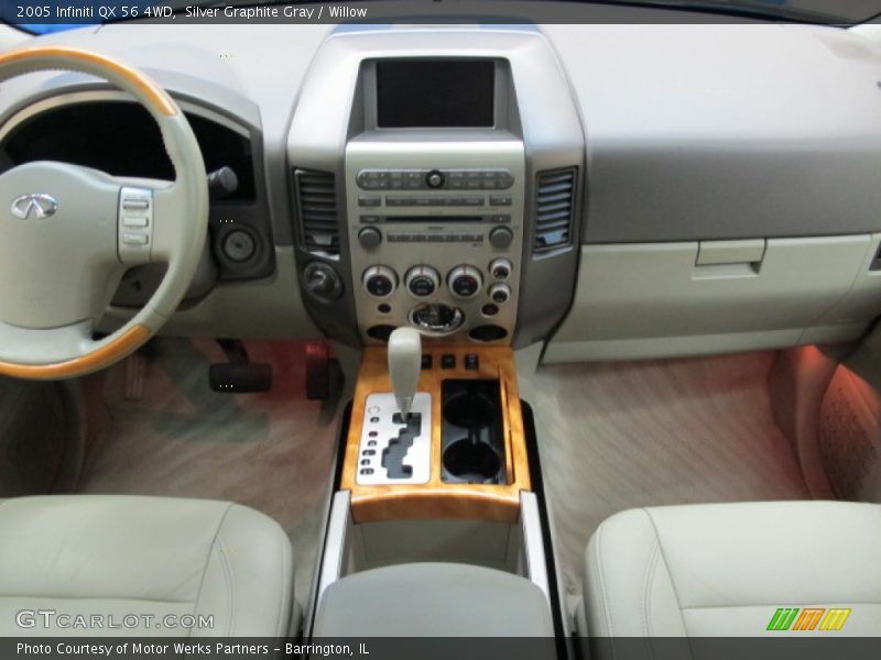 Silver Graphite Gray / Willow 2005 Infiniti QX 56 4WD
