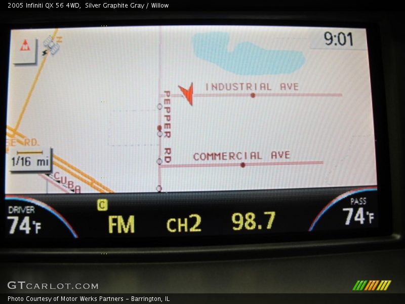 Silver Graphite Gray / Willow 2005 Infiniti QX 56 4WD