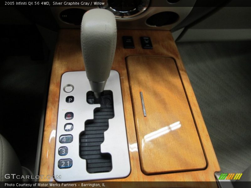 Silver Graphite Gray / Willow 2005 Infiniti QX 56 4WD