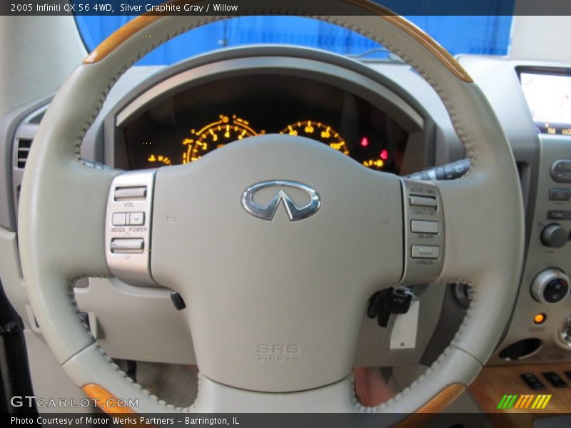 Silver Graphite Gray / Willow 2005 Infiniti QX 56 4WD